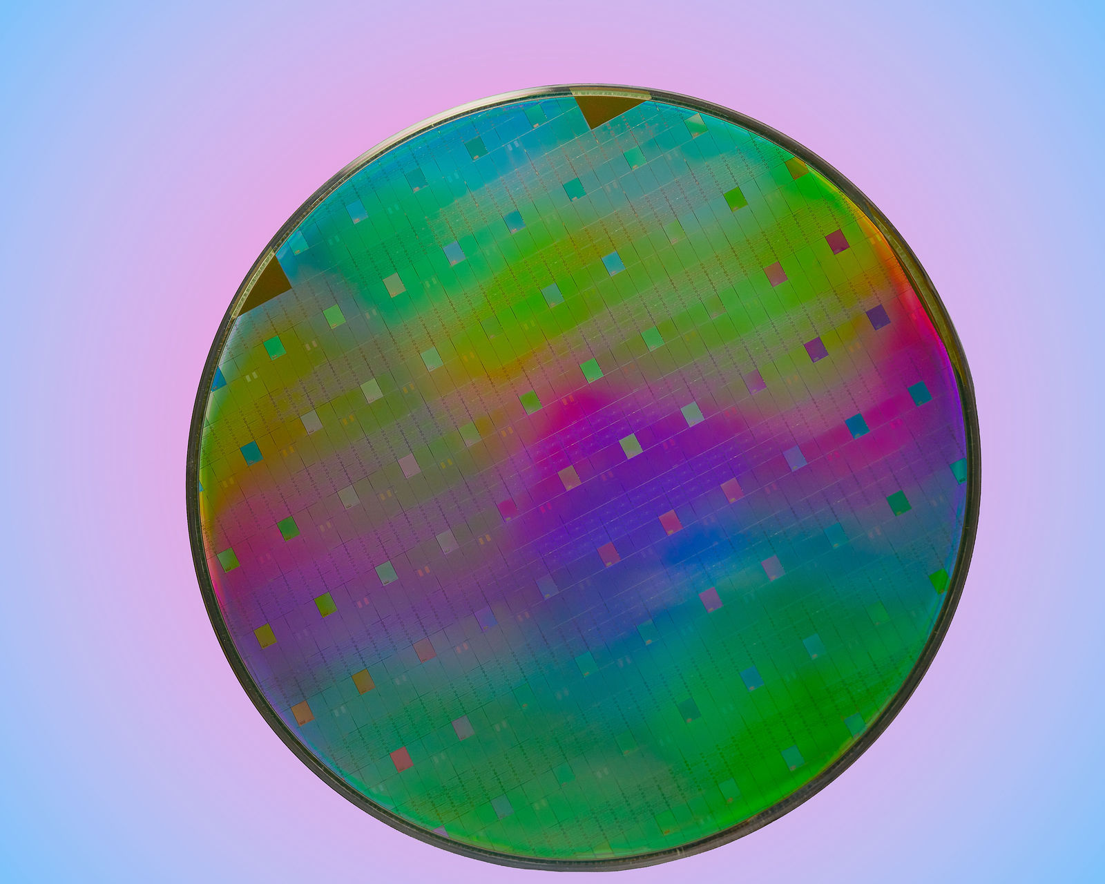 Close top view of a Kepler memory wafer